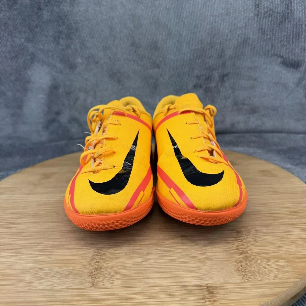 Nike Phantom GT2 Academy IC Shoes Boys Size 1.5Y Yellow Soccer DC0825-808